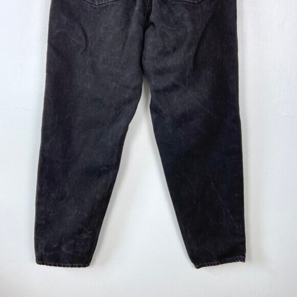 Levi's 550 Relaxed Fit Tapered Leg Jeans Black Cotton 90s '99 Y2k Vintage Sz 12 - Picture 10 of 12